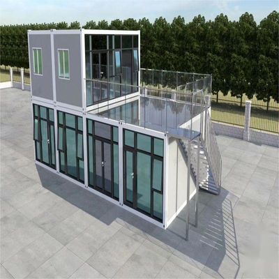 Flat Pack Container Modular 3 Bedroom Ready Made House with White or Customized Color