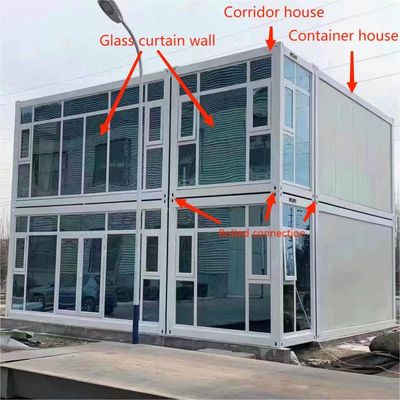 2023 CFI Plastic Steel Sliding Window Light Steel Modular Container House for Office