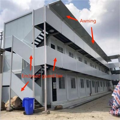 2023 CFI Plastic Steel Sliding Window Light Steel Modular Container House for Office