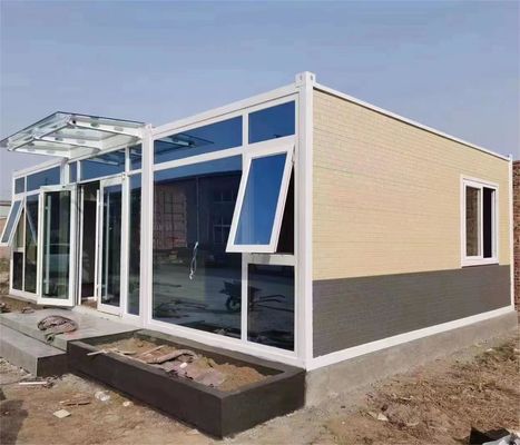 Temporary Office Apartment Container Mobile House with Light Steel Structure Frame