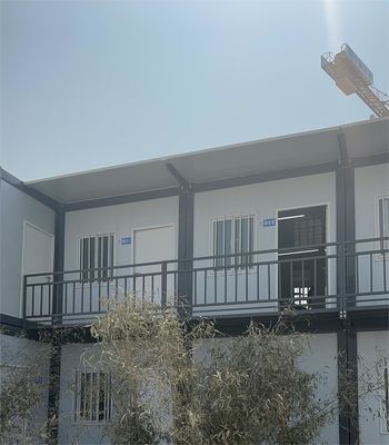 Temporary Office Apartment Container Mobile House with Light Steel Structure Frame