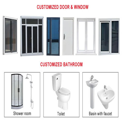 Detachable Container 20ft Luxury Tiny Portable Prefabricated Storage 3 Bedroom Home