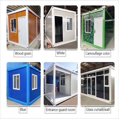 Detachable Container 20ft Luxury Tiny Portable Prefabricated Storage 3 Bedroom Home
