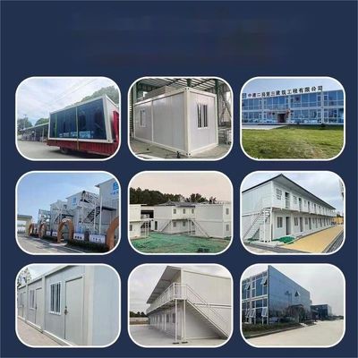 Steel Structure 2 Floor Prefab Container House for Luxurious Restaurant and Office