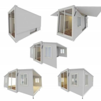 Mobile Living Made Easy 3 Bedroom Container House with Full Bathroom and White Color