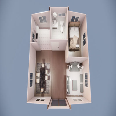 Expandable Prefab Container House with 2023 20ft 40ft Modern Modular Luxury Houses