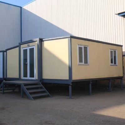 Steel Structure Frame Expandable Prefab Container House for White or Customized Color