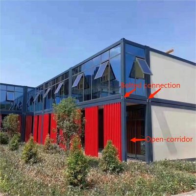 Graphic Design 40ft Container Homes Prefab Shipping Tiny House in Luxury Prefab Homes
