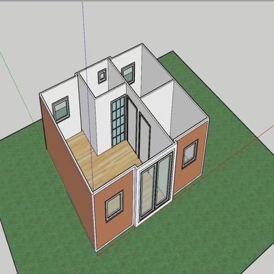 20ft Expandable Container Home 20ft Modular Prefabricated Tiny Living Expanding House