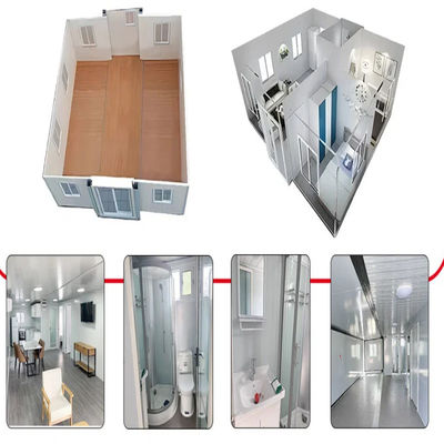 White Mobile Living Container House The Perfect Combination of Luxury and Portability