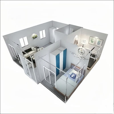 White Mobile Living Container House The Perfect Combination of Luxury and Portability