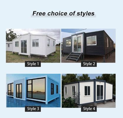 Online Technical Support Prefabricated Expandable Container House for Luxury Living