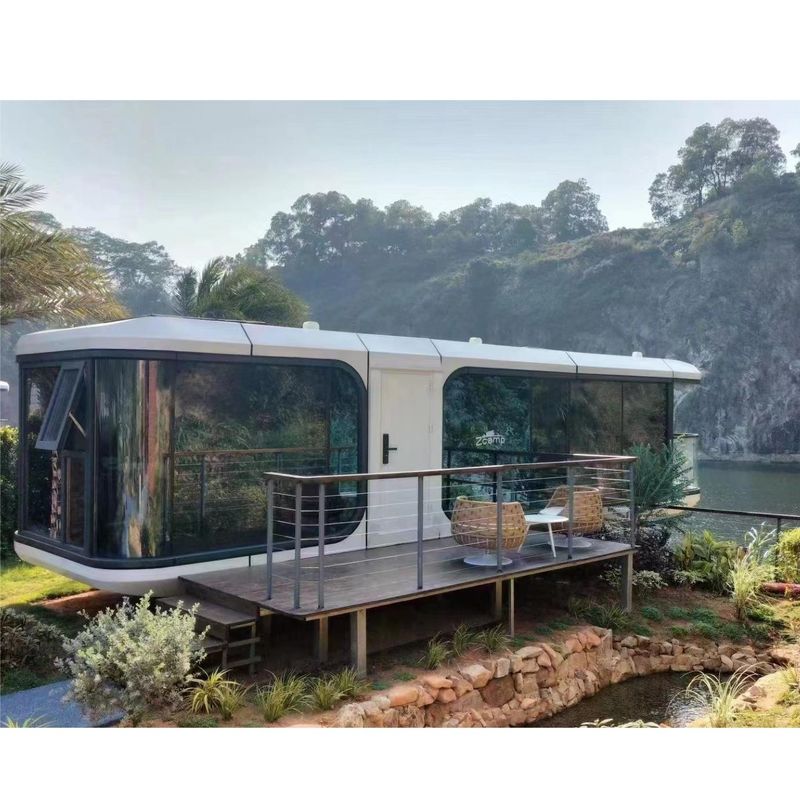 SHENGDE Prefabricated Space Capsule Container House with Bedroom and Customized Color